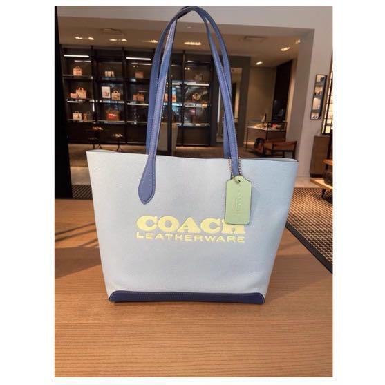 Coach Colorblock Leather Kia Tote