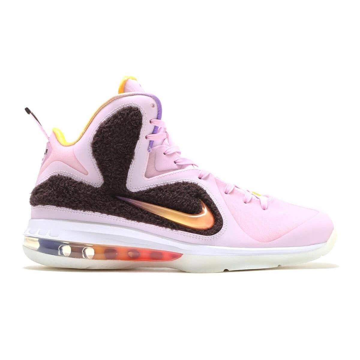 DJ3908-600 Nike Men`s Lebron 9 King of LA Regal Pink Sneakers - Pink