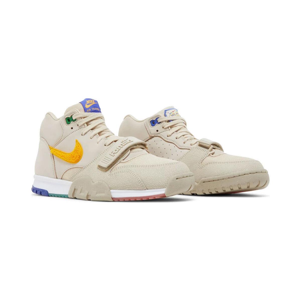 Nike Men`s Air Trainer 1 La Familia DR9904-200 Rattan/del Sol/rattan SZ 6-15 - Rattan/Del Sol/Rattan