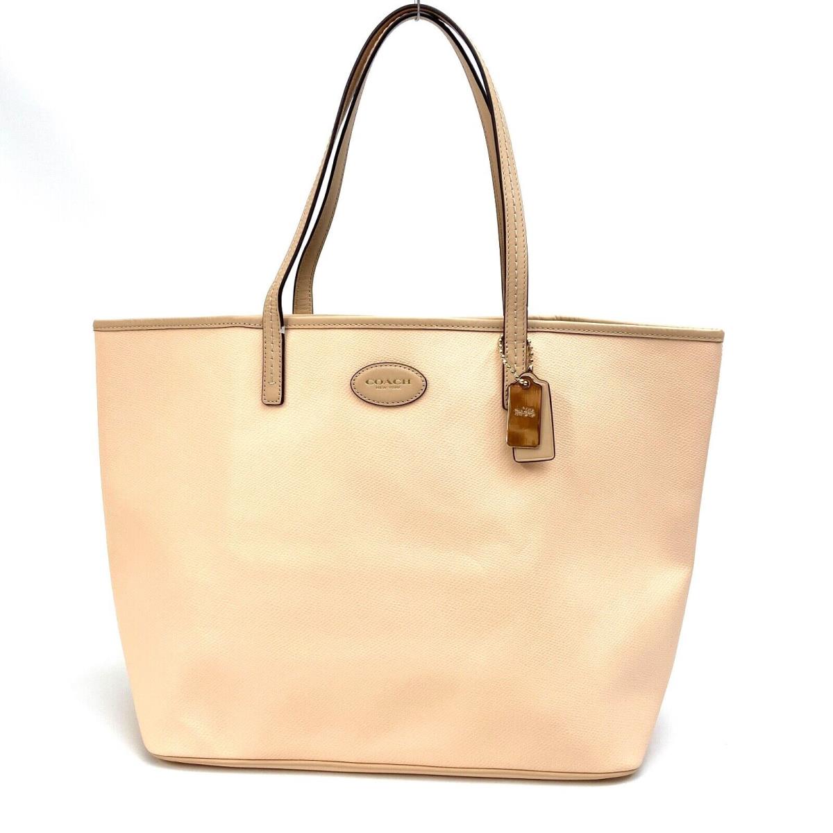 Coach Park Metro Leather Tote Apricot