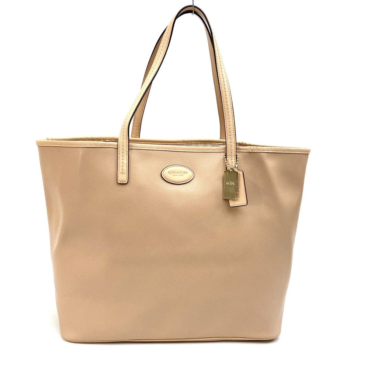 Coach Park Metro Leather Tote Nude