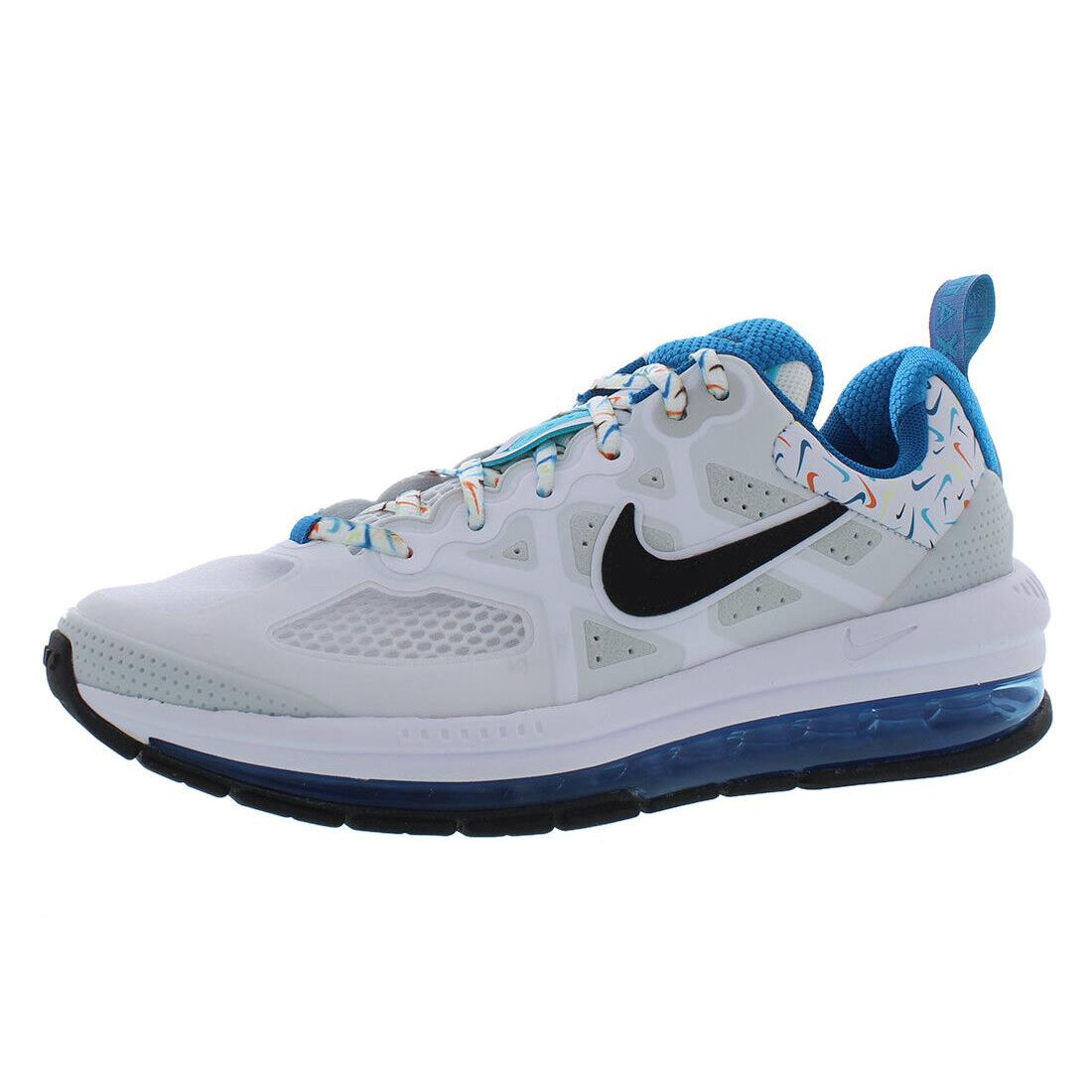 Nike Air Max Genome Boys Shoes - White/Blue, Main: White