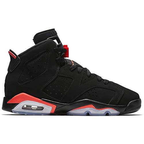 Nike Kid`s Air Jordan 6 Retro `infrared` 2019 Black/infrared 384665-060