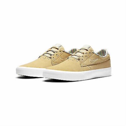 Nike Men`s 2019 SB Shane Premium Sesame Light Orewood Brown CV5500-200 SZ 5-15 - Sesame/Light Orewood Brown/Light Orewood Brown/White