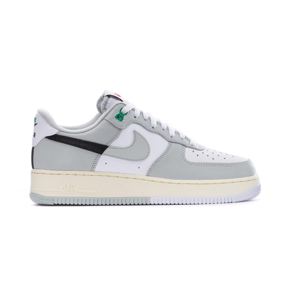 Nike Air Force 1 `07 Silver Black White All Sizes Sneakers DZ2522 001 Mens - Silver