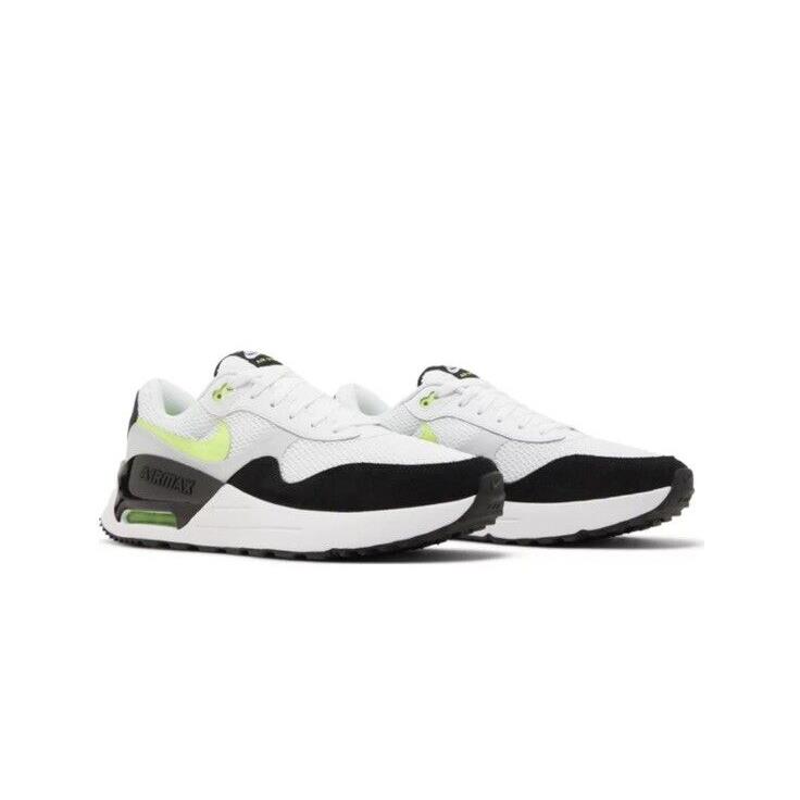 Men Nike Air Max Systm Training Shoes White/black/volt/platinum DM9537-100 - White/Black/Volt/Platinum