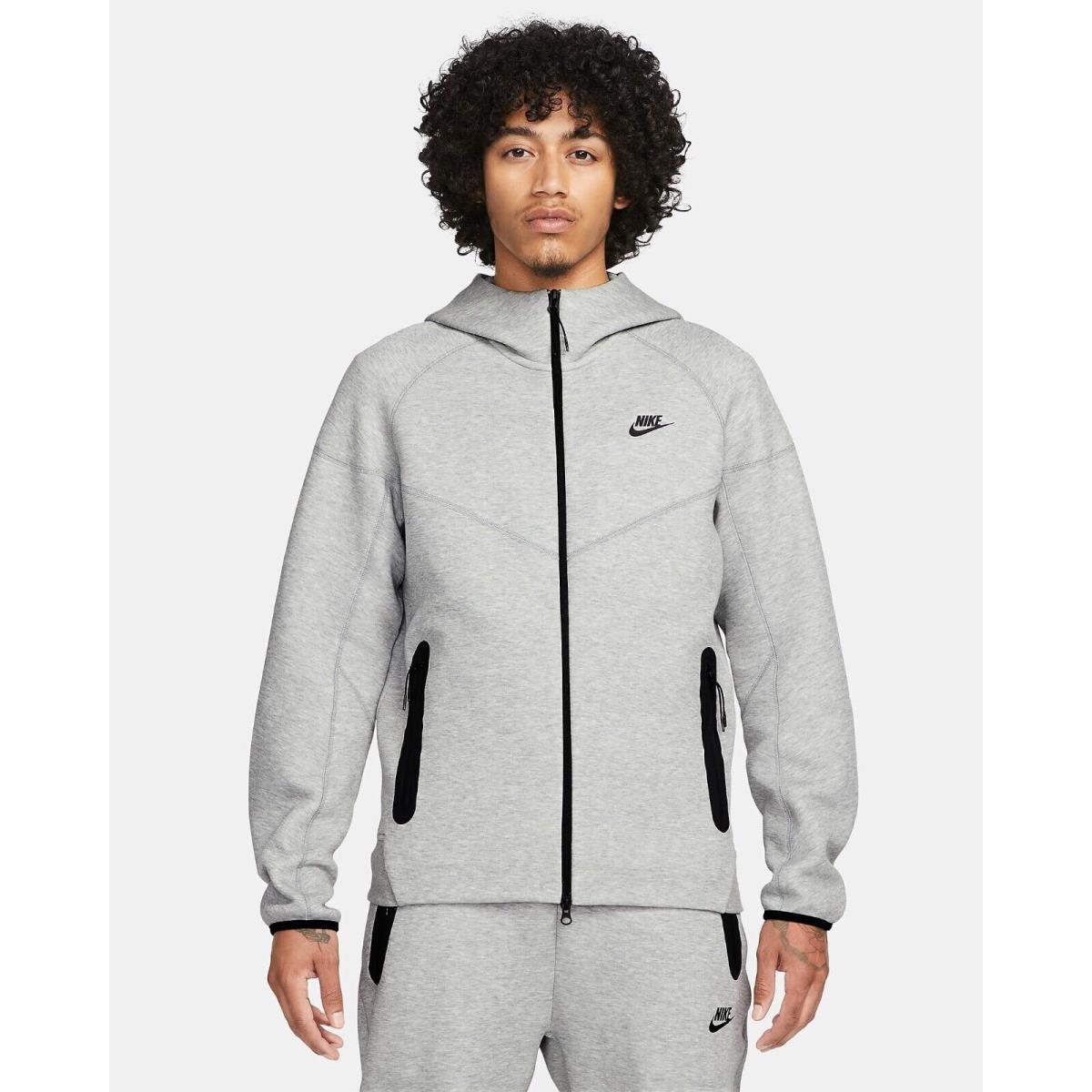 Nike Sportswear Tech Fleece Windrunner FB7921-063 Men`s Full-zip Hoodie NCL659