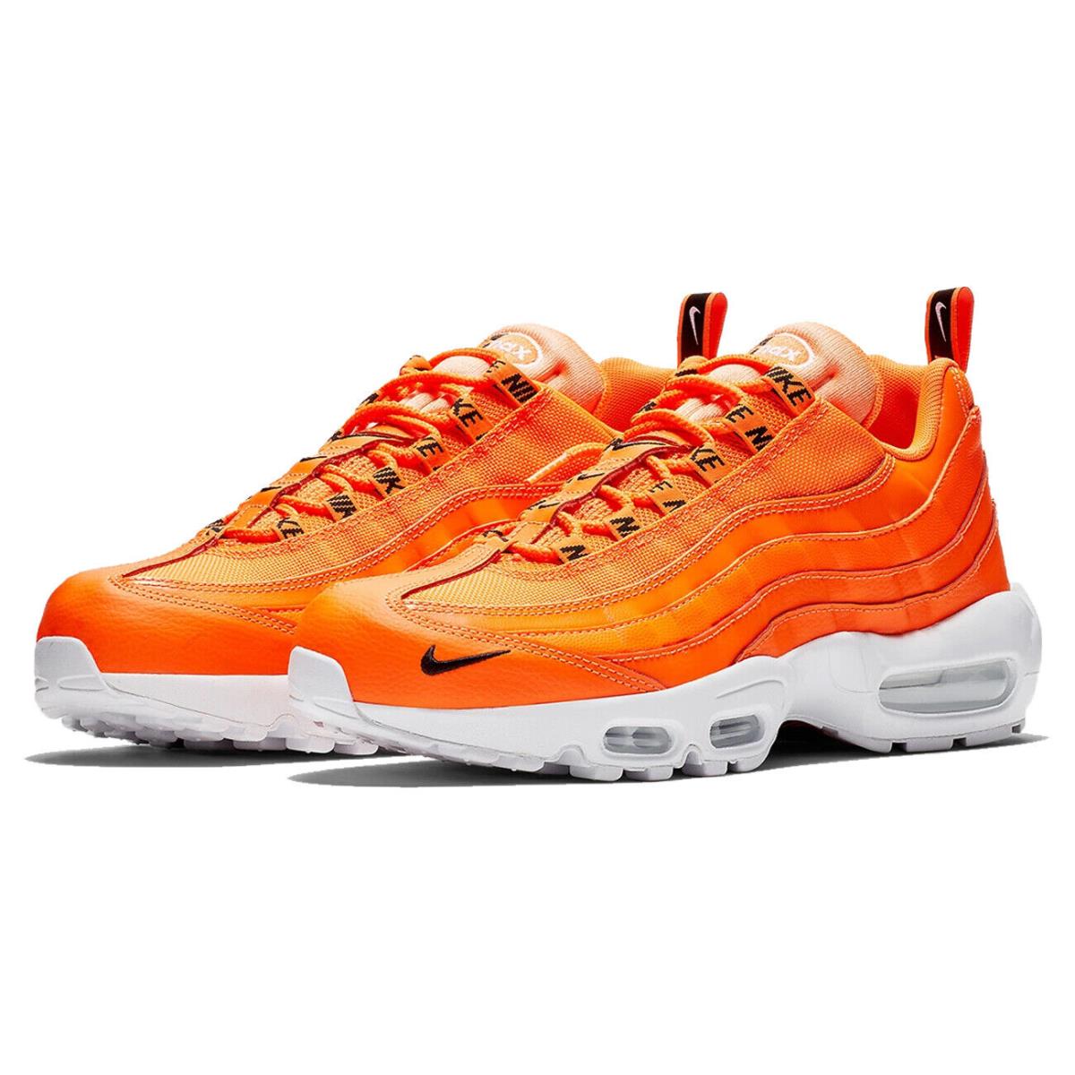 Nike Air Max 95 Premium Overbranded 538416 801 Men`s Fashion Sneakers - Orange