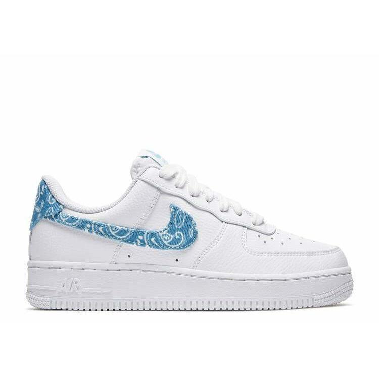 Nike Wmns Air Force 1 07 Essentials `blue Paisley` - Blue