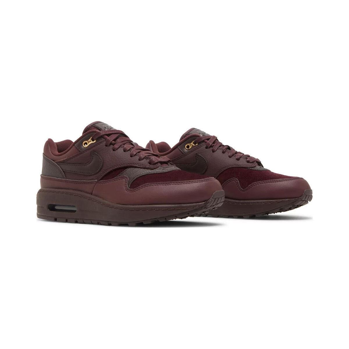 Nike Women`s Air Max 1 Burgundy Crush DV3888-600 Burgundy Crush SZ 5-15 - Burgundy Crush