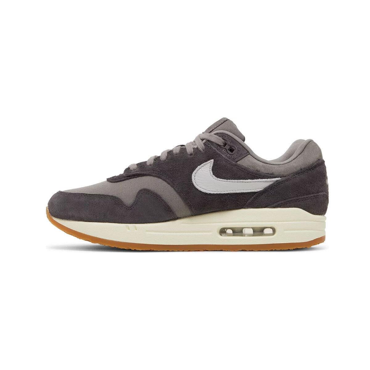 Nike Men`s Air Max 1 `crepe` FD5088-001 Grey/thunder SZ 4-15 - Grey/Thunder