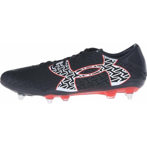 Under Armour Men`s UA Clutchfit Force 2.0 Hybrid Black/rocket Red/white Sneaker