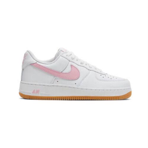 Nike Women`s Air Force 1 Low `07 Retro DM0576-101 White/pink-gum Yellow SZ 5-15