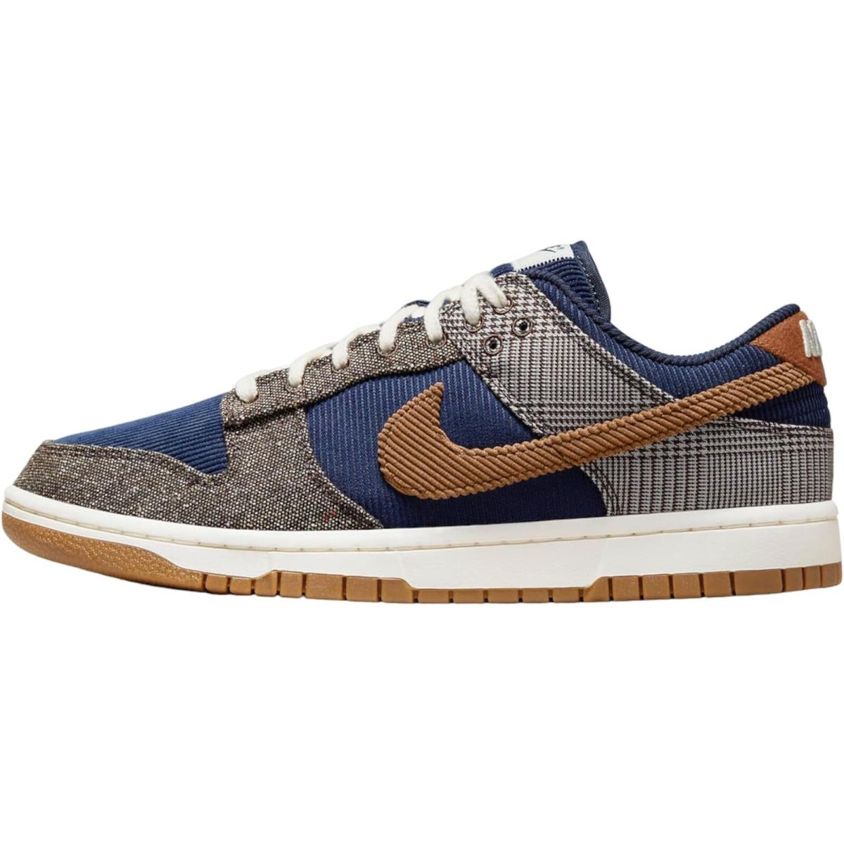 Men`s Nike Dunk Low Prm Midnight Navy/ale Brown FQ8746 410 - Midnight Navy/Ale Brown