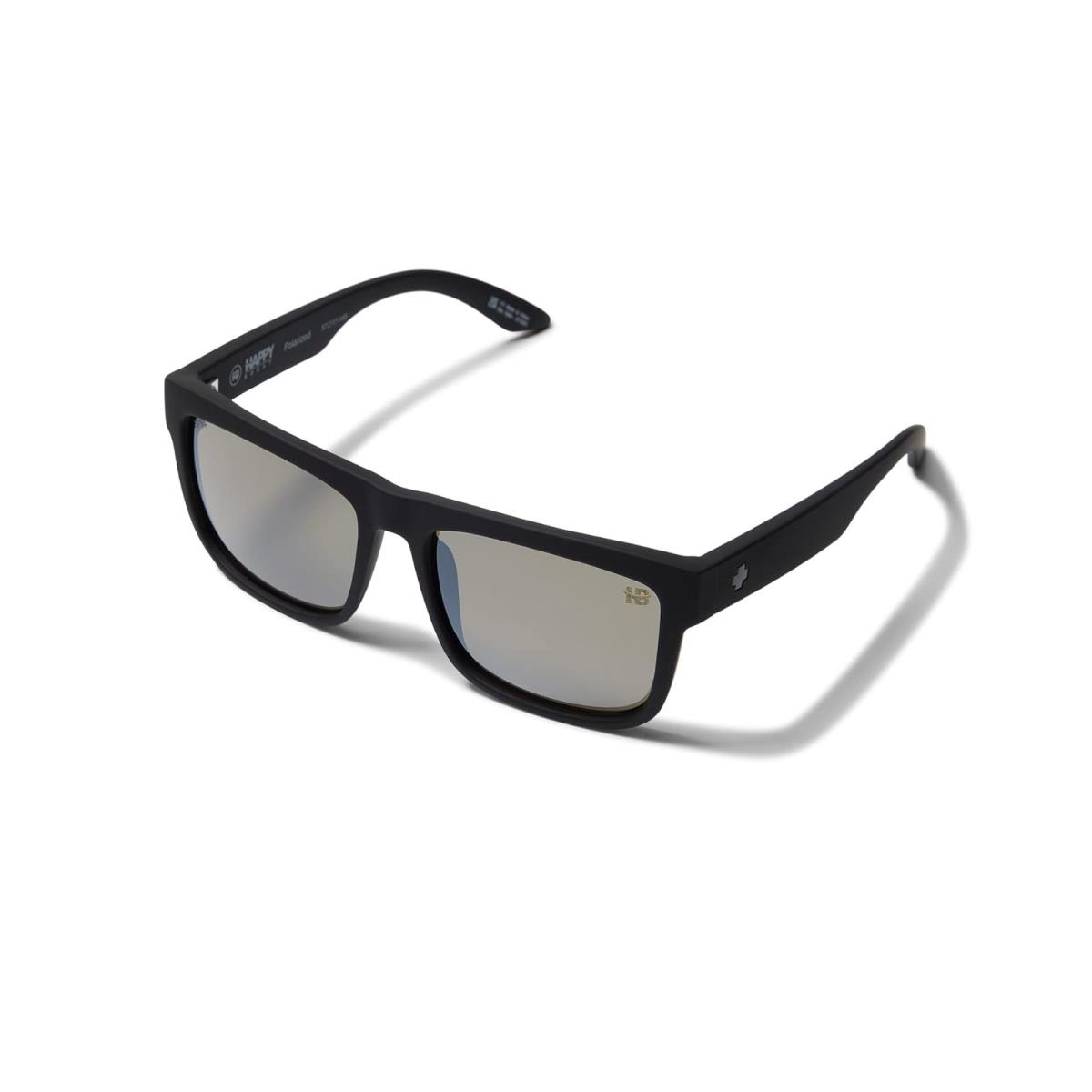 Unisex Sunglasses Spy Optic Discord Soft Matte Black/Happy Boost Polar Black Mirror