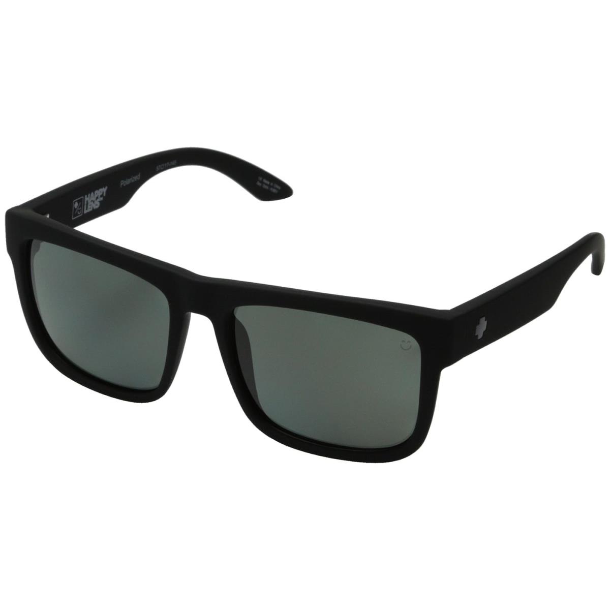 Unisex Sunglasses Spy Optic Discord Soft Matte Black/Happy Gray Green Polar