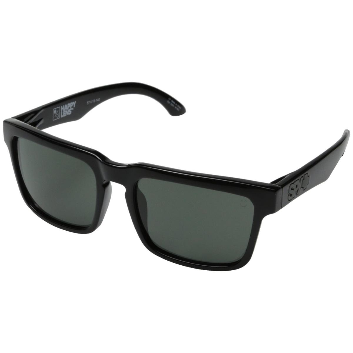 Unisex Sunglasses Spy Optic Helm Black/HD Plus Gray Green