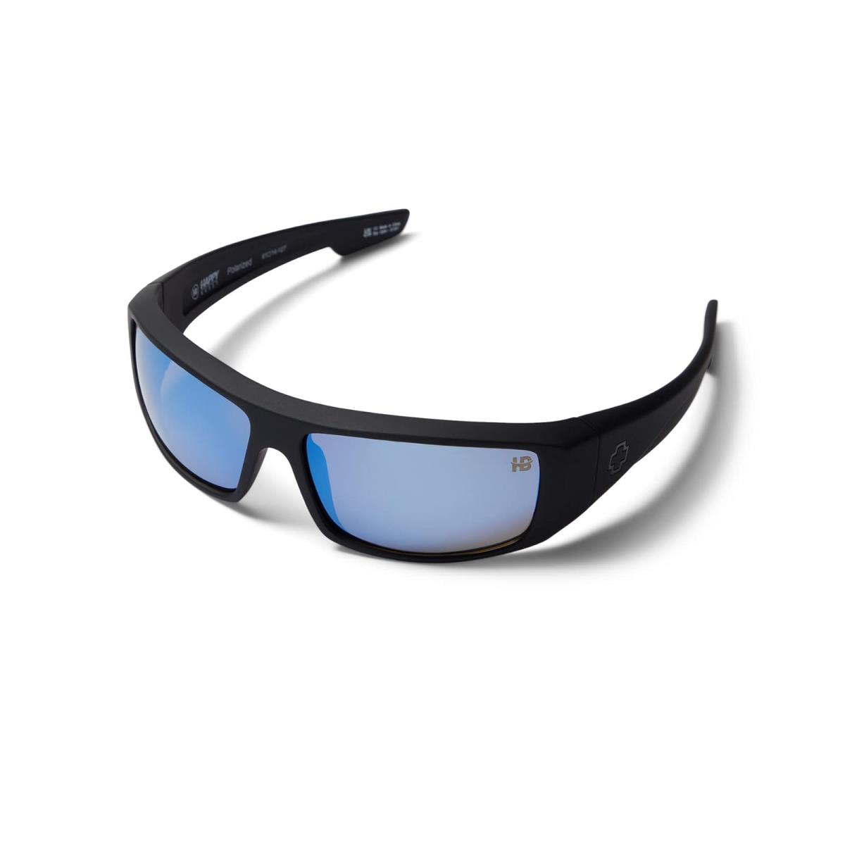 Unisex Sunglasses Spy Optic Logan Matte Black/Happy Boost Bronze Polar Ice Blue Spectra Mirror