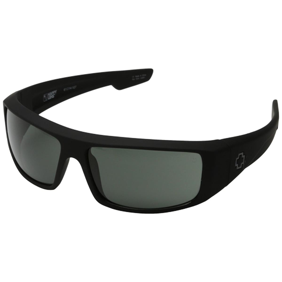Unisex Sunglasses Spy Optic Logan Soft Matte Black/HD Plus Gray Green