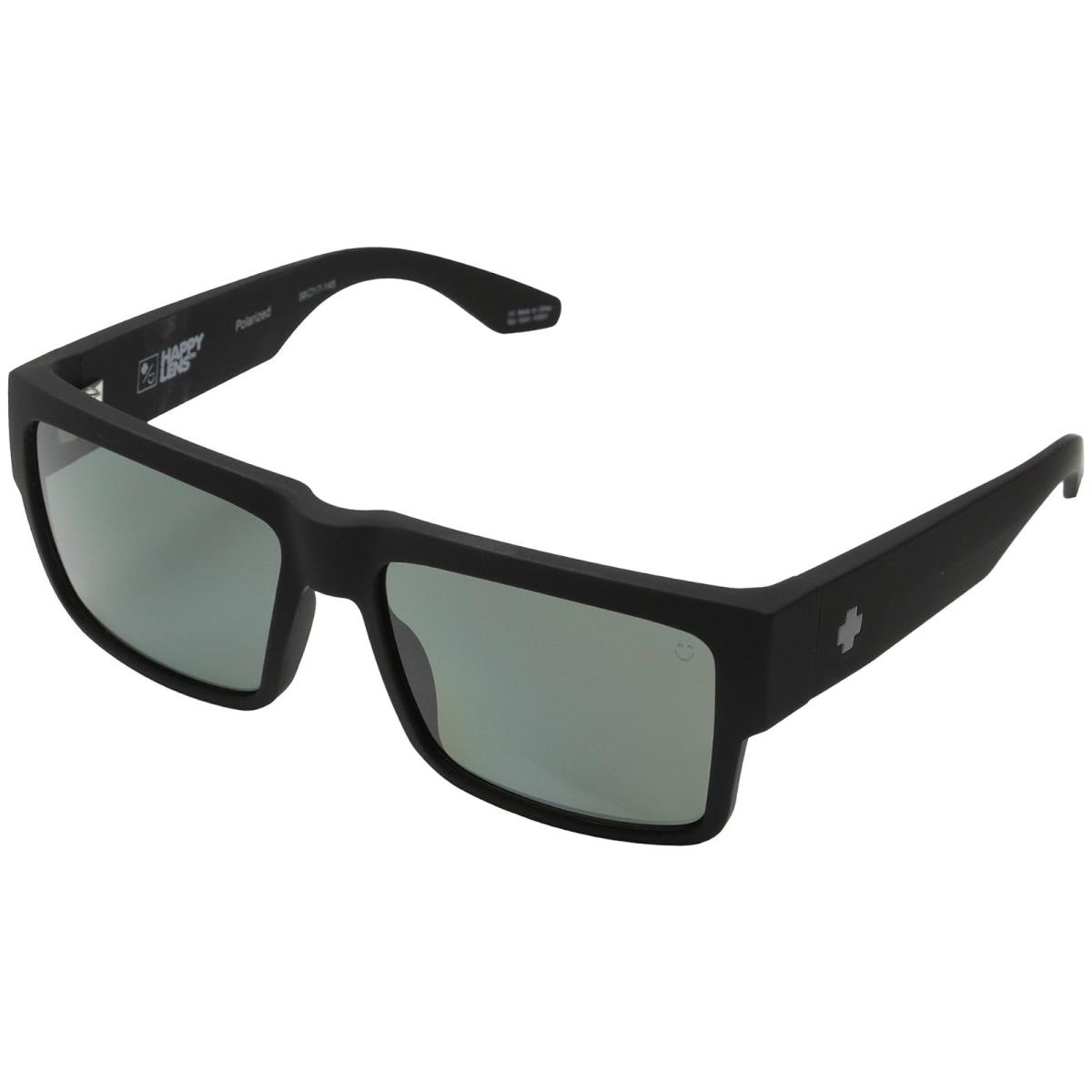 Unisex Sunglasses Spy Optic Cyrus Cyrus Soft Matte Black - HD Plus Gray Green Polar