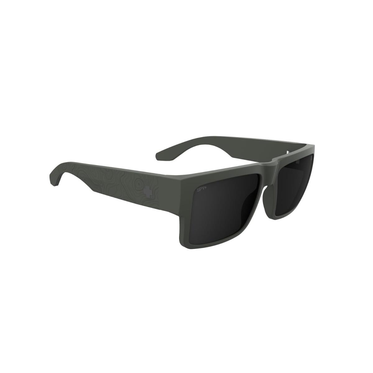 Unisex Sunglasses Spy Optic Cyrus Matte Olive Happy Gray