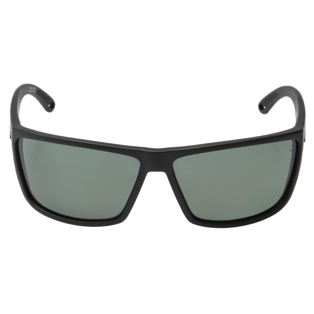 Unisex Sunglasses Spy Optic Rocky Matte Black/HD Plus Gray Green Polar