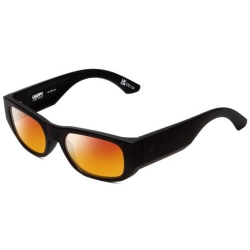 Spy Optics Genre Designer Polarized Sunglasses in Black 54 mm Choose Lens Color Red Mirror Polar