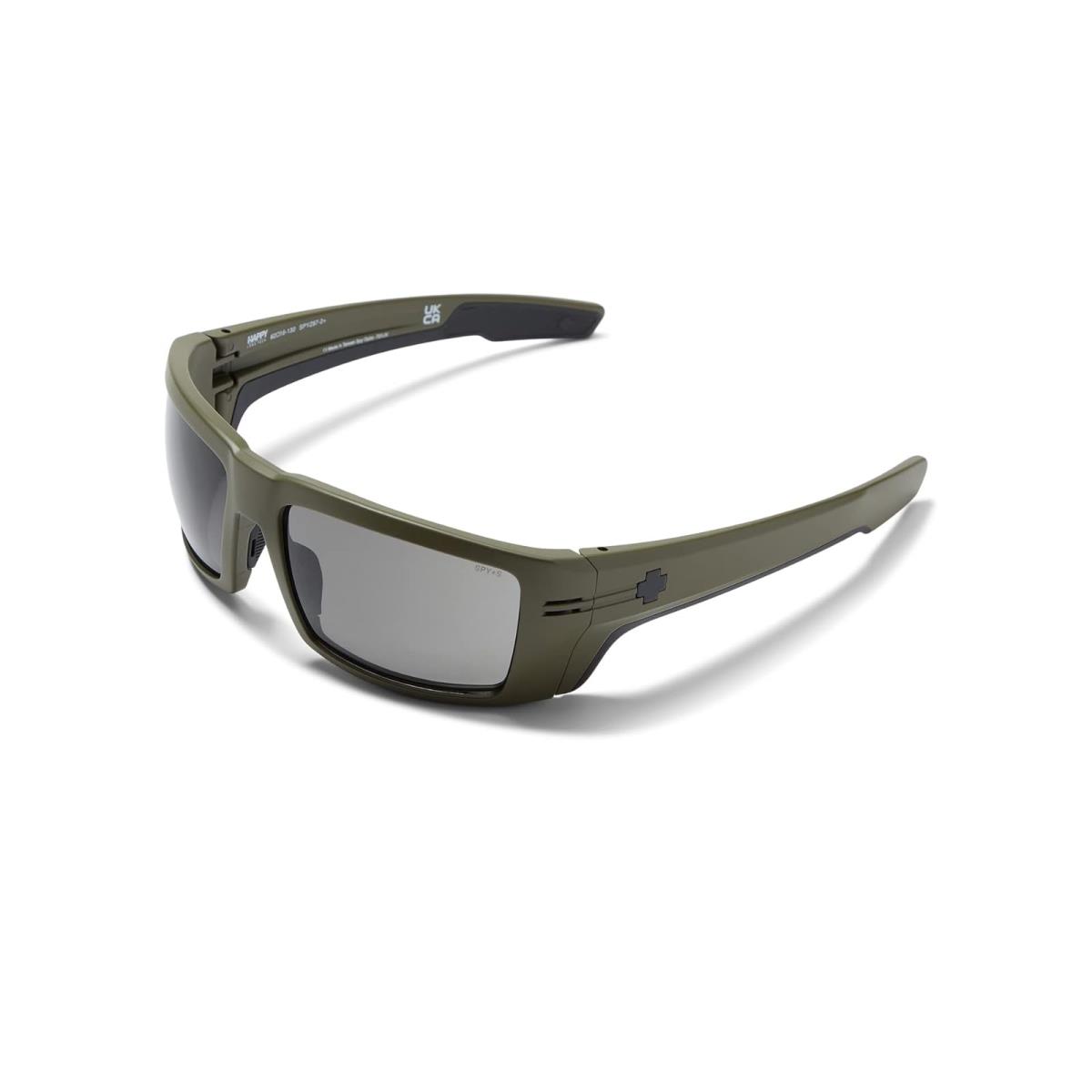 Unisex Sunglasses Spy Optic Rebar Ansi Matte Army Green/Happy Gray