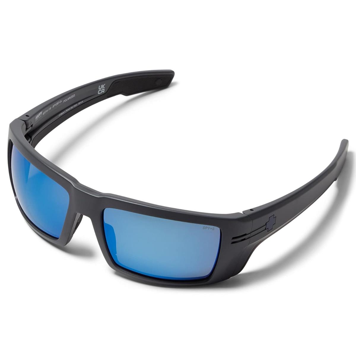 Unisex Sunglasses Spy Optic Rebar Ansi Matte Gunmetal Happy Gray Green Polar Dark Blue Spectra Mir