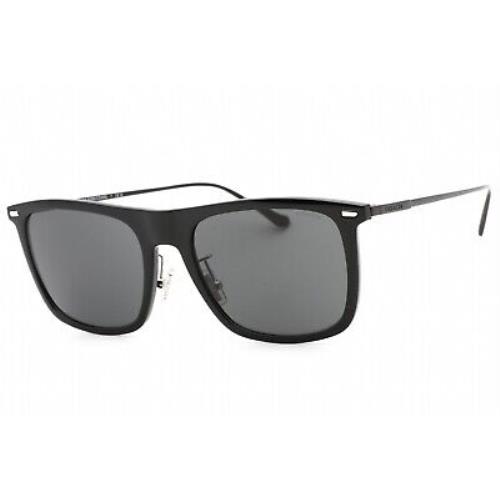 Coach 0HC8356 500287 Sunglasses Black Frame Grey Lenses 56mm
