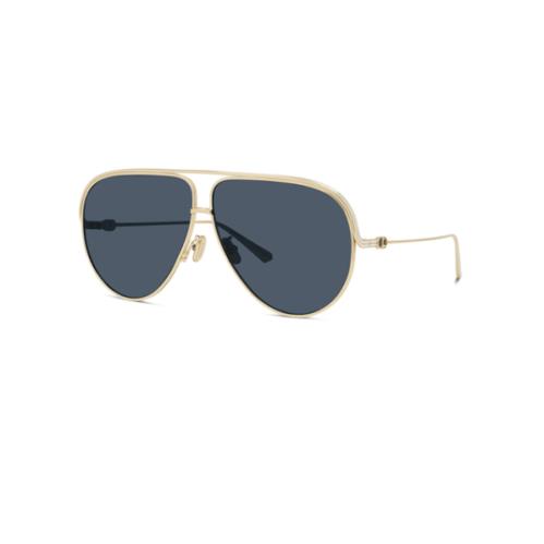 Christian Ever Dior A1U B0B0 Light Nickeltin / Blue Oval Women`s Sunglasses