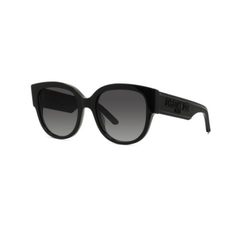Christian Dior Wildior SU 10 P3 Black/grey Polarized Round Women`s Sunglasses