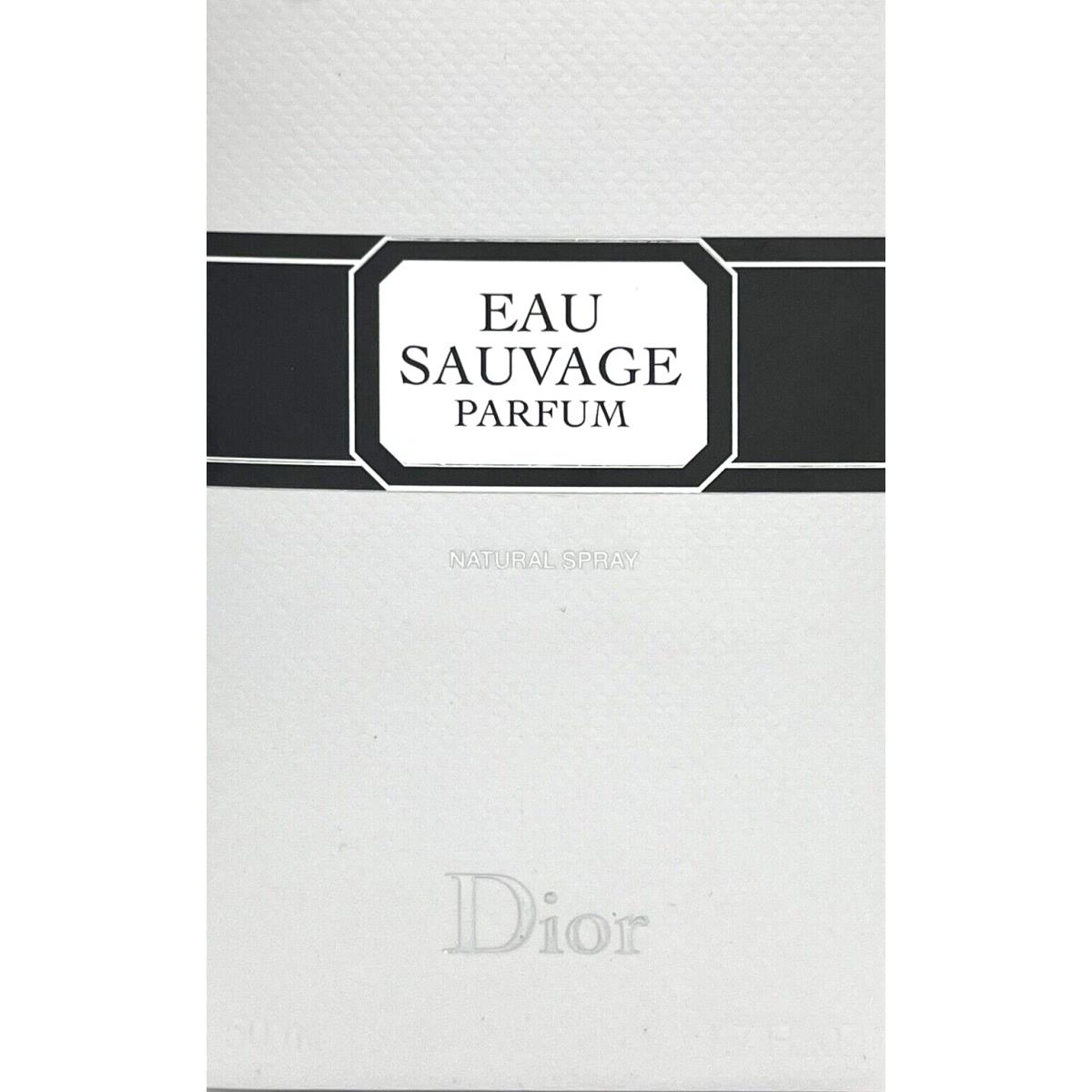 Christian Dior Eau Sauvage Parfum Spray For Men 1.7 Oz / 50ml Item