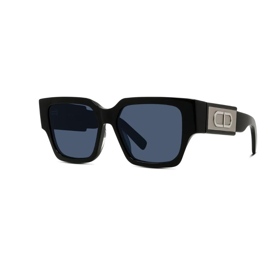 Christian Dior CD SU 10B0 Black/blue Square Women`s Sunglasses