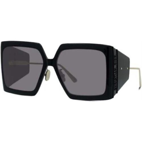 Dior Diorsolar S1U Sunglasses Color 10A0 Shiny Black Size 59MM