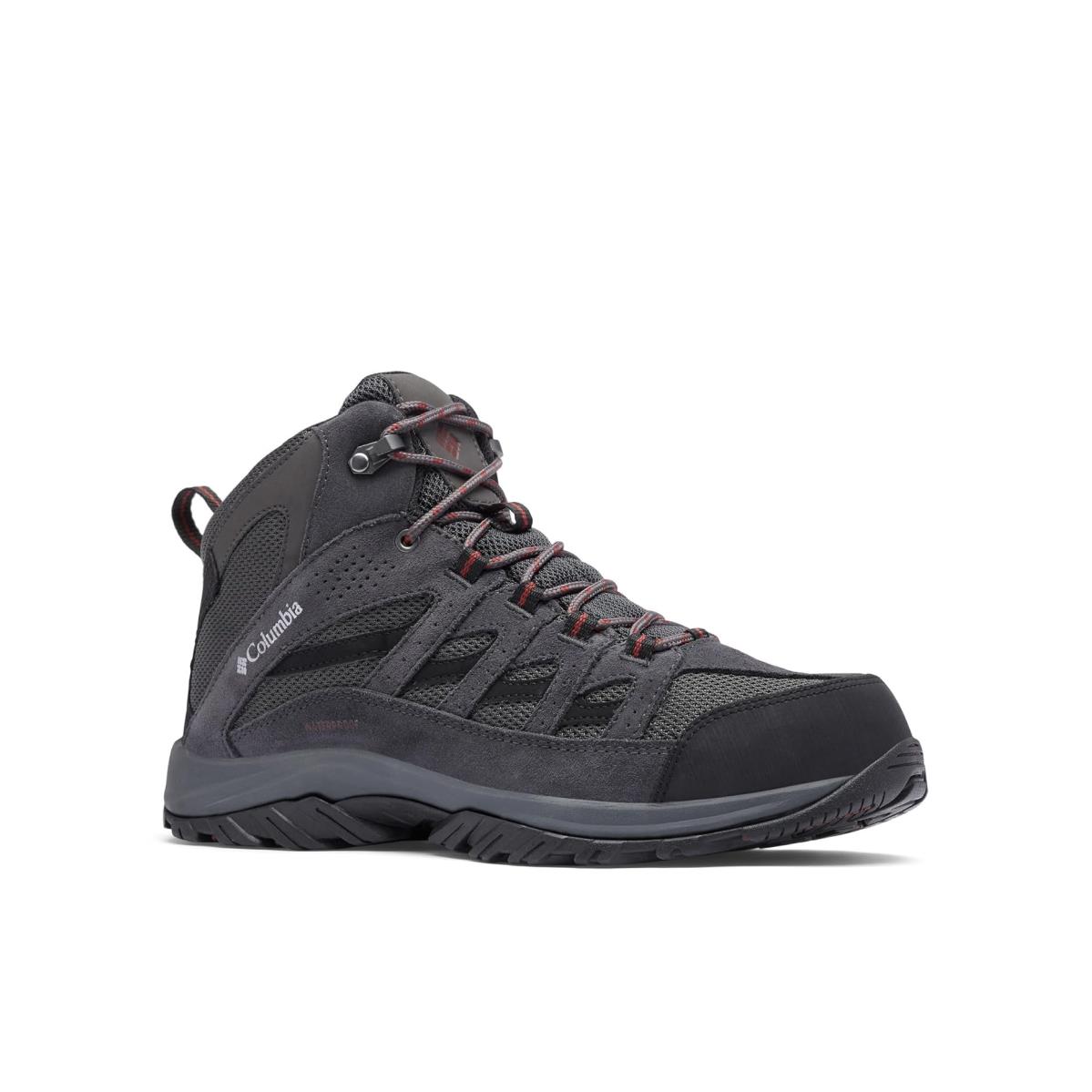 Man`s Hiking Columbia Crestwood Mid Waterproof Dark Grey/Deep Rust