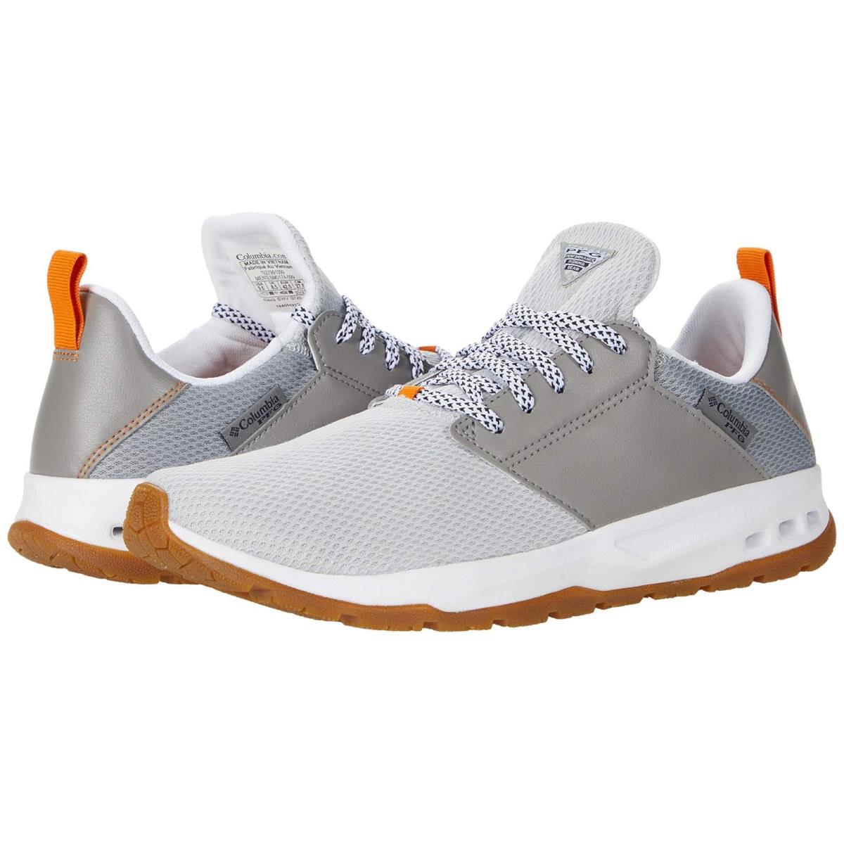 Man`s Sneakers Athletic Shoes Columbia Tamiami Pfg Slate Grey/Light Orange