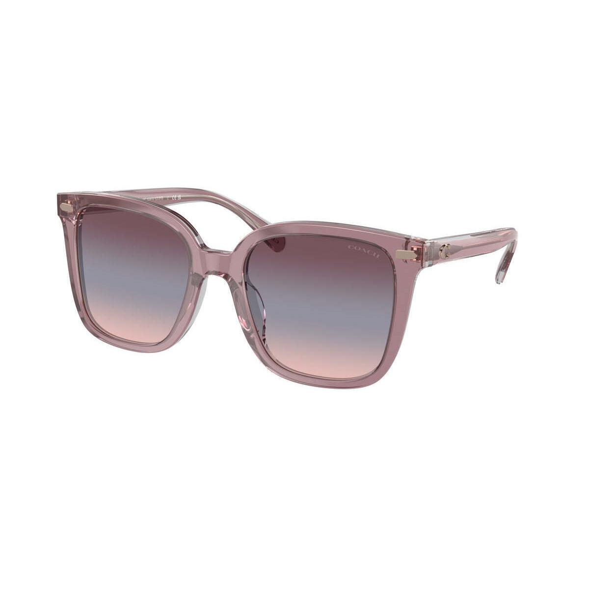 Coach Women`s 54mm Transparent Rose / Blush Sunglasses HC8381U-57820J-54