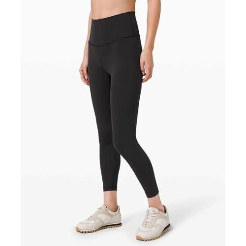 Lululemon Wunder Train High-rise Crop 23 Black Size 12. LW6BNFS