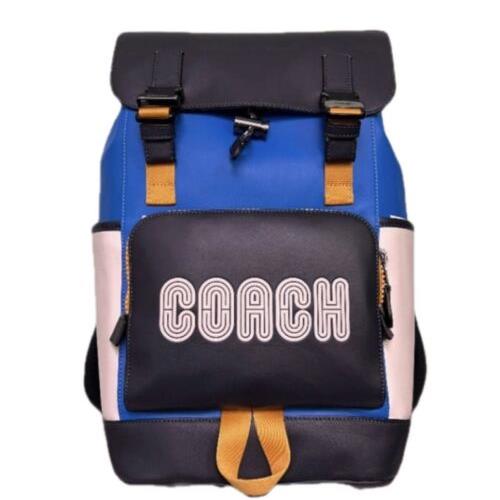 Coach Track Backpack In Colorblock Signature Canvas with Coach C9959