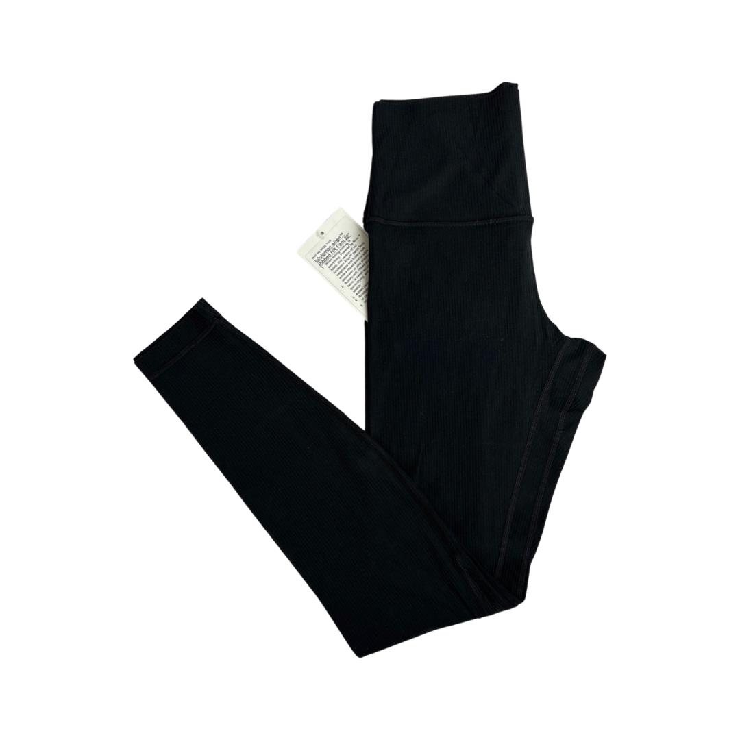 Lululemon Align Ribbed High-rise Pant 28 Color Black Size 6 .LW5EU7S