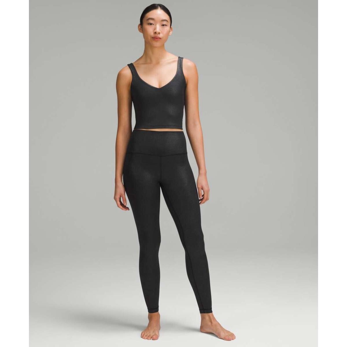 Lululemon Align HR Pant 28 Shine Foil Rfxb Size 6