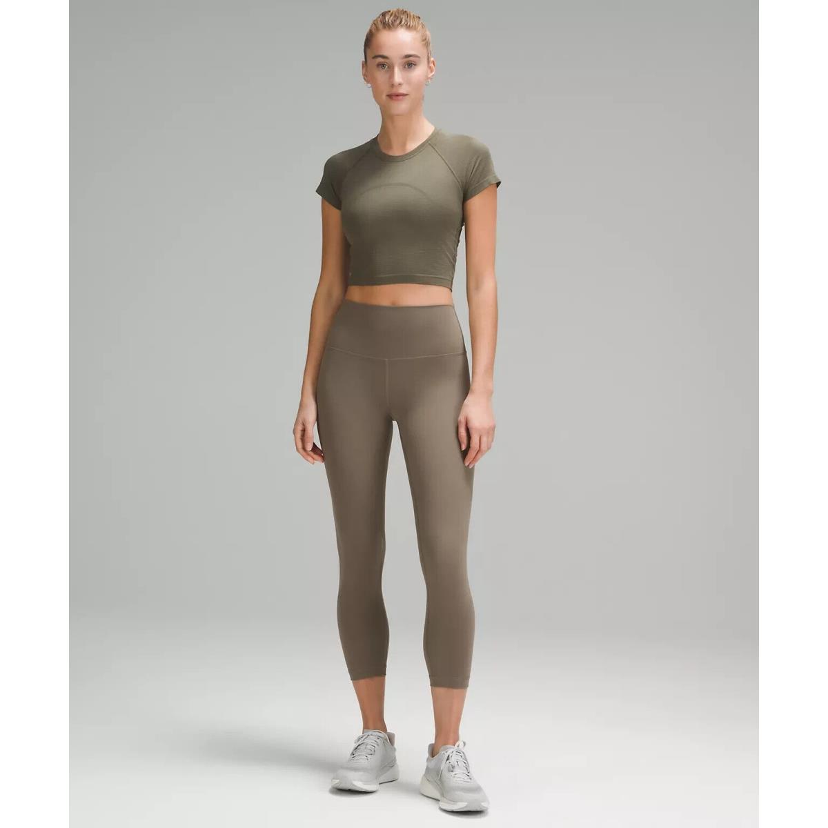 Lululemon Wunder Train High-rise Crop 23 Nomad Size 14. LW6BNFS