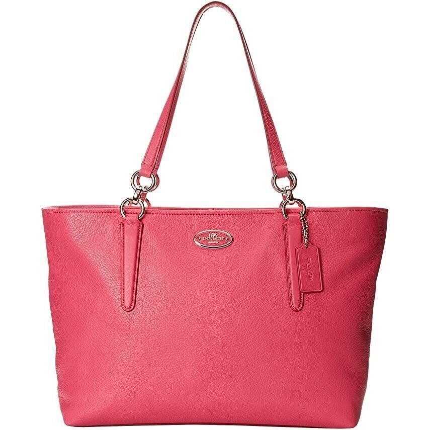 Coach Women`s 33961 Ellis Tote in Pink Ruby