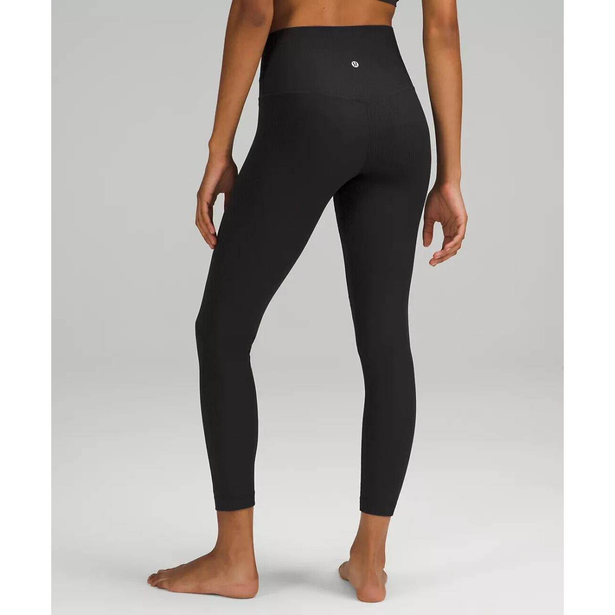 Lululemon Align Ribbed High-rise Pant 25 Black Size 0. LW5FJTS