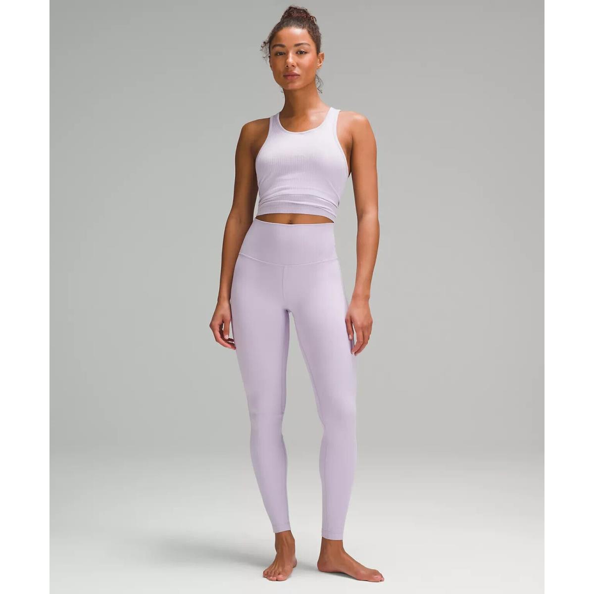 Lululemon Align High-rise Pant 28 Lined Lilac Ether. Size 14. LW5ECIS