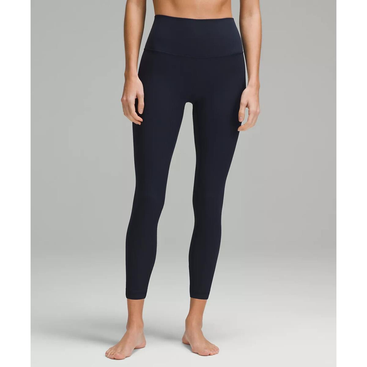 Lululemon Align Ribbed High-rise Pant 25 True Navy Size 6 .LW5FJTS