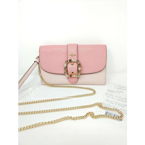 Coach C3227 Gemma Clutch Crossbody In Colorblock Limited Edition