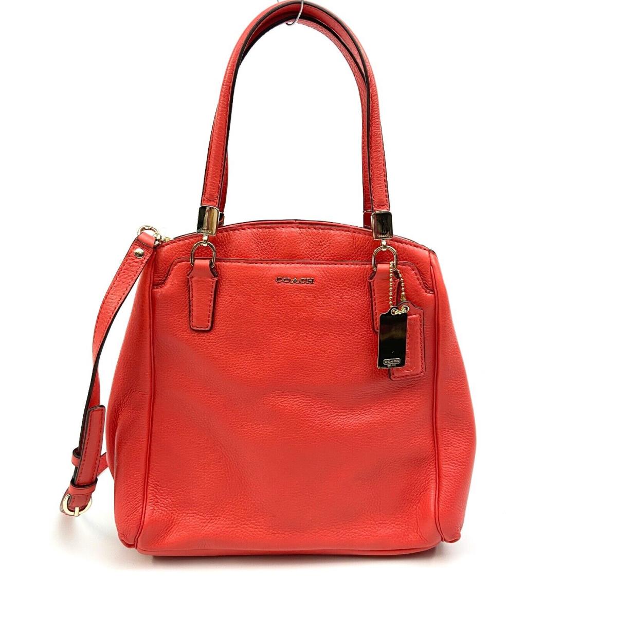 Coach Madison Leather Minetta Crossbody Love Red