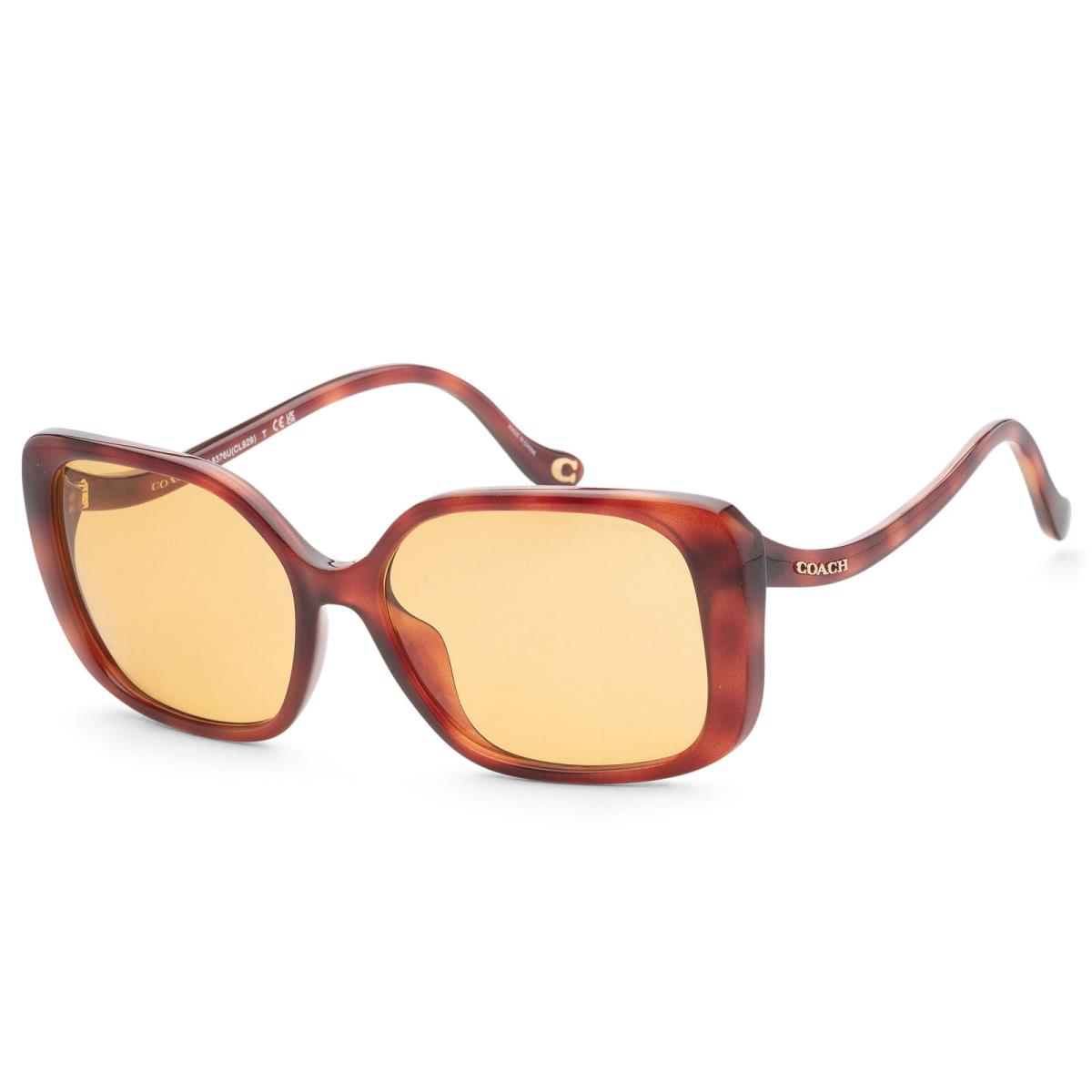 Coach Women`s 56mm Caramel Tortoise Sunglasses HC8376U-577485-56